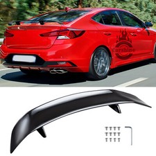 47 Rear Trunk Spoiler Racing Gt Wing Gloss Black For Hyundai Elantra 2008-2022