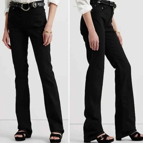 Ralph Lauren LRL Black Denim High Rise 