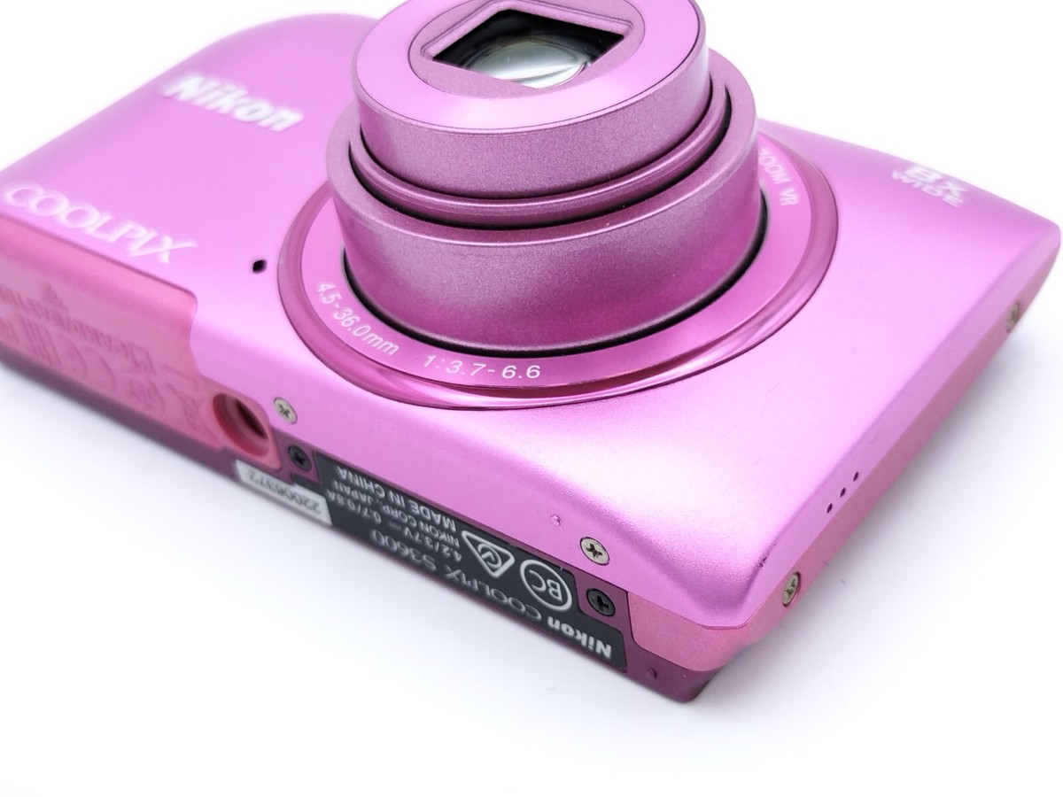 Nikon COOLPIX S3600 ピンク Amazon.com : Nikon COOLPIX S3600 20.1 MP Digital Camera with