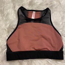 Victorias Secret PINK XS Crop Sports Bra Wireless Pullover Racerback