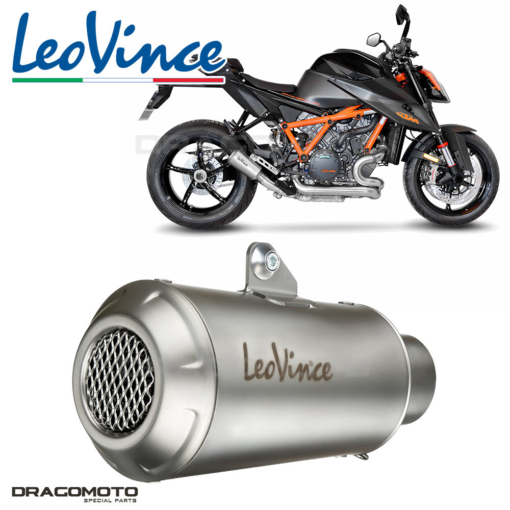 Pot echappement Leovince LV-10 Racing KTM Super Duke 1290 RR silencieux moto inox