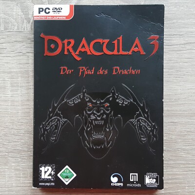 PC Spiel Dracula 3 Der Pfad des Drachen in OVP Anleitung Small Box