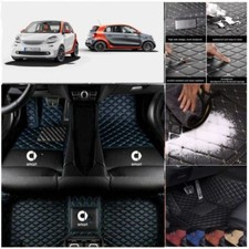 Tappetini auto per Smart Fortwo Forfour #1 #3 BRABUS tappetini tutte le stagioni tappeti