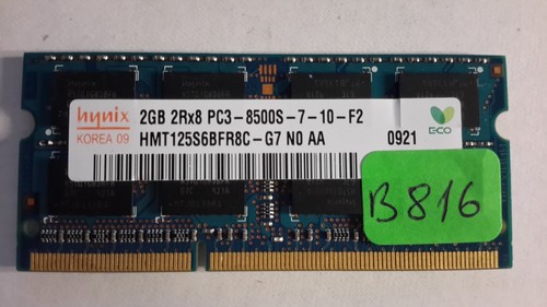 HYNIX KOREA 09 2 GB RAM / 2RX8 PC3-8500S-7-10-F2 / B816