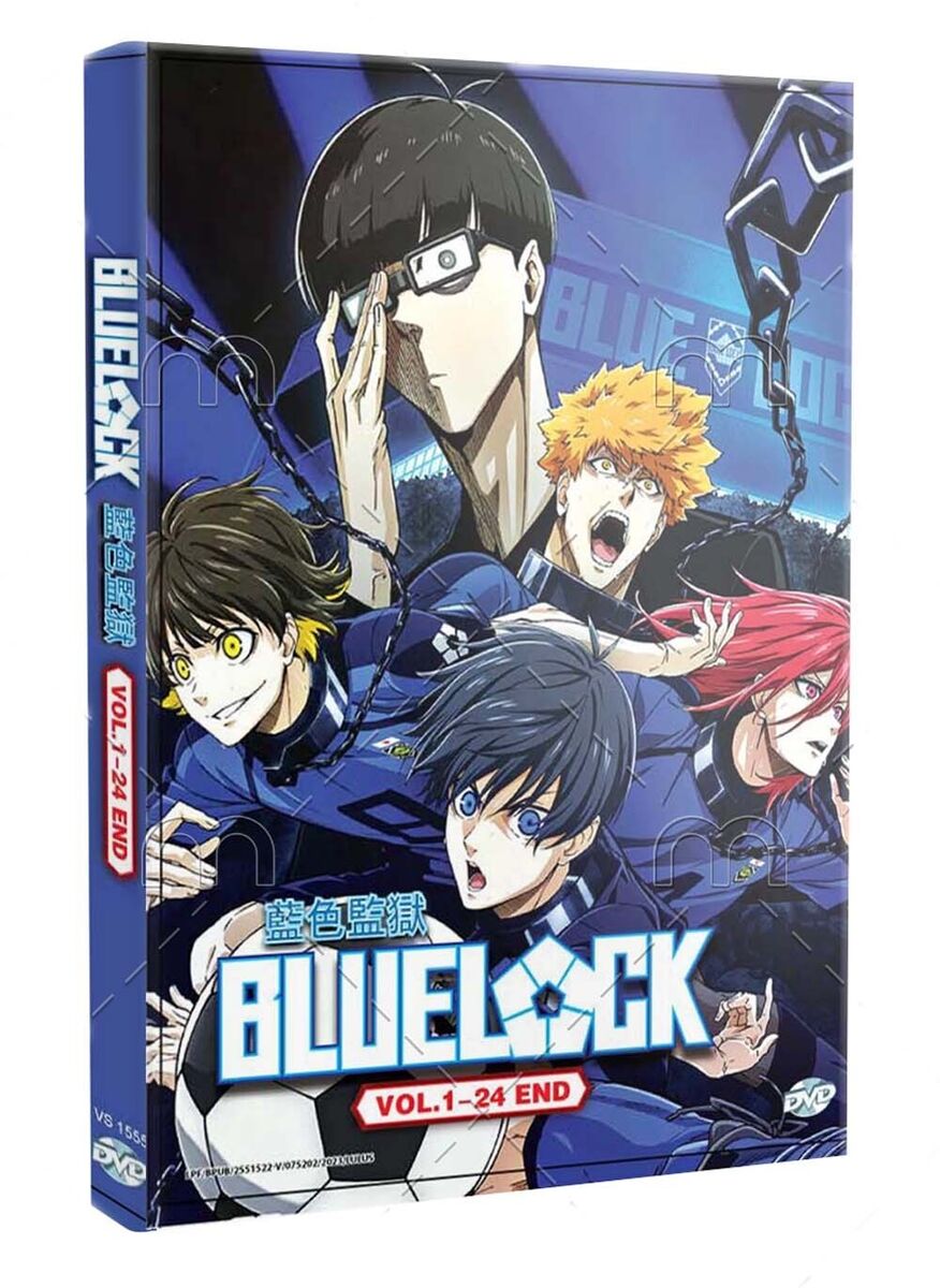 Blue Lock (BlueLock) Vol.1-24 End Complete Anime DVD English Dub