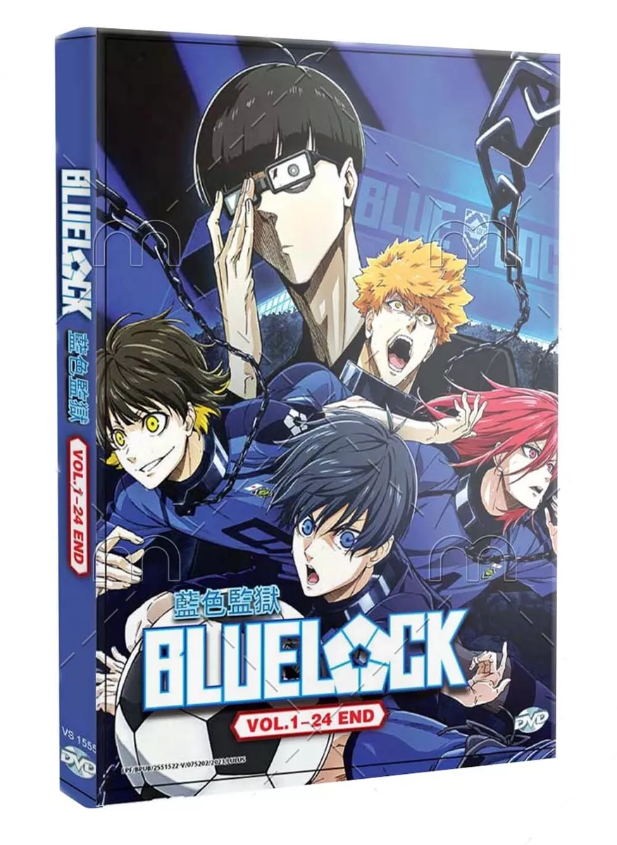 Blue Lock Complete TV Series Season 1 Japanese Anime DVD English Dubbed  Region 0