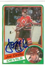 Joe Cirella autographed Hockey Card (New Jersey Devils) 1994 Topps #85