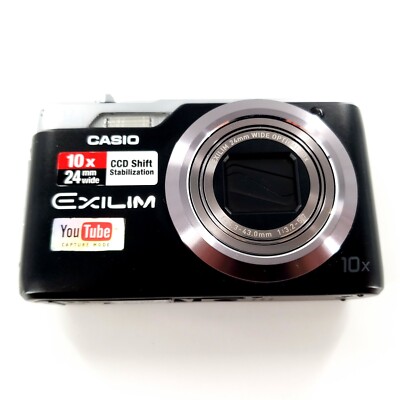 Casio Exilim EX-H5 12.1MP HD Movie Digital Camera Black w/ Battery