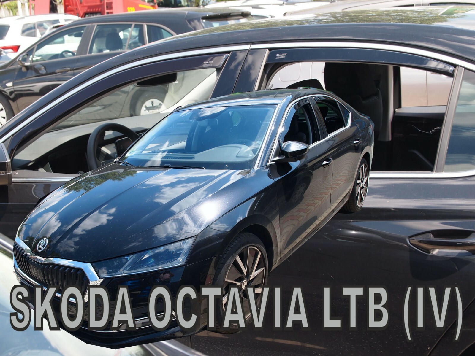 Déflecteurs d'air Skoda Octavia 4 2020 2021 2022 HEKO bulles de protection vitres