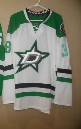 Dallas Stars Game Used Worn  Hockey Jersey 2016-17 Dustin Stevens