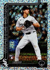 Drew Thorpe 2025 Topps Series 1 Celebration Base Confetti RC #320 - White Sox
