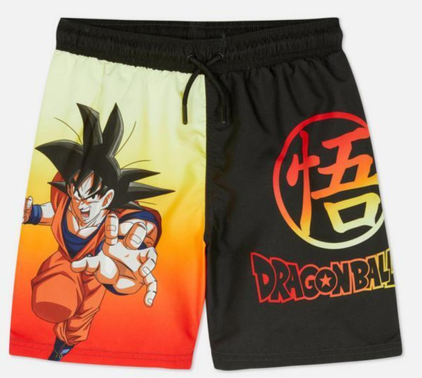 Pantalones Cortos de Natación Dragonball Z Playa Vacaciones Dragon Ball Goku