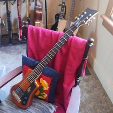 Hohner Travel Electric Burnt Orange Metallic.  Excellent Cond.  