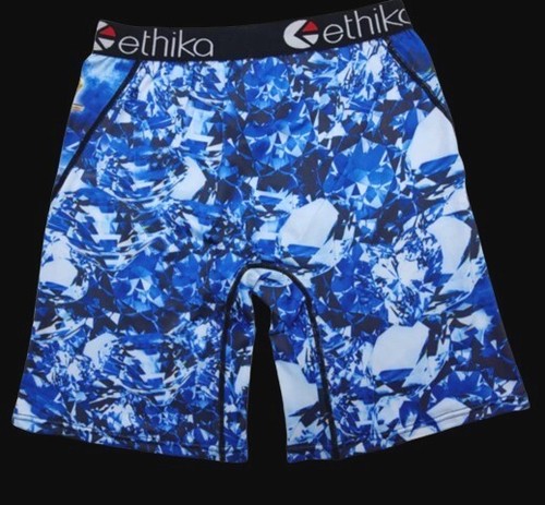 Ethika Mens "Blue Diamonds" boxer briefs - Picture 2 of 5
