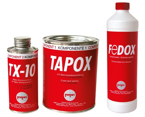 SET FERTAN TAPOX TANK-INNENBESCHICHTUNG & FEDOX TANKENTROSTER TANKSANIERUNG NEU