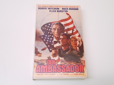 Der Ambassador 1984 VHS German PAL VMP Video Robert Mitchum Ellen Burstyn