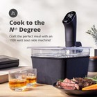 Greater Goods Pro Sous Vide Kit:  1100 Watt Cooker & Premium Plastic Container 