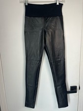 Spanx Assets 20258R Women's All Over Faux Leather Leggings - Black Size S