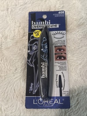 Loreal Bambi Oversized Eye Mascara #408 INTENSE BLACK Retired HTF Sealed