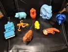 Vintage 1984 Fisher Price Little People Zoo 916 Animal Lot Replacement lot of 9