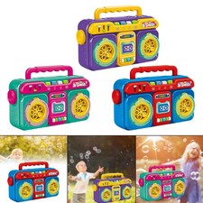 Machine à Bulles Automatique électrique avec Lumière LED et Son pour Mariage