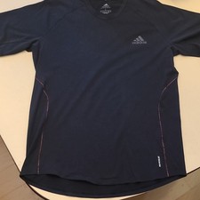 adidas Primeblue Aeroready Men's Navy T-Shirt L Lightweight Moisture Wicking