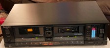 Technics Model RS-T60R Dual Cassette Deck WORKS / FOR PARTS ONLY - AS-IS