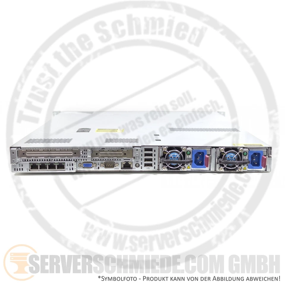 HP DL360p G8 19" 1U 2x E5-2670 64GB 8x 8GB RAM 600GB HDD P420i 2x PSU Server - Bild 4 von 4