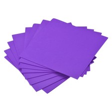 Purple EVA Foam Sheets 10 x 10 Inch 3mm Thickness for Crafts DIY Projects 8 Set