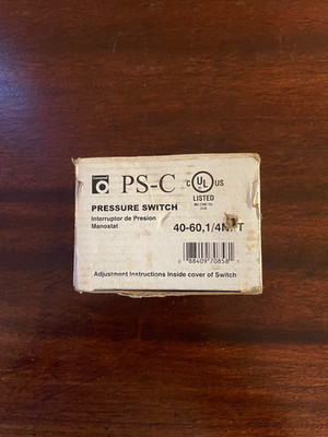 Brand New (NIB) - Campbell Water Pump Pressure Switch 40-60 PSI 1/4 NPT Brass