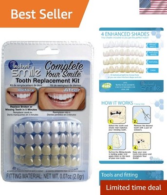 Complete Your Smile Temporary Tooth Replacement Kit - Replace a Missing Tooth...