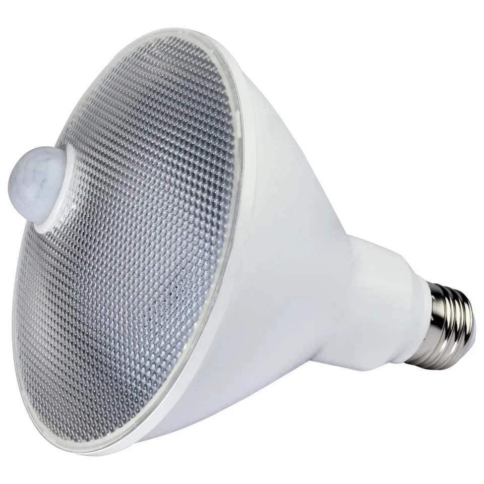 14 Watt PAR38 LED - White - 3000K - 1100 Lumens - 120 Volt - PIR Sensor - Non-Di - Image 3 of 4