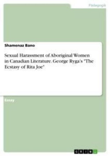 "Sexual Harassment Of Aboriginal Women In Canadian Literature. George Ryga's \"Th"-image