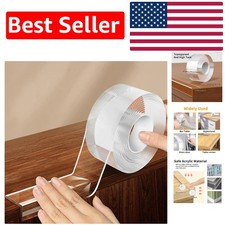 Flexible Clear Edge Protector Tape - 1.57 in x 9.84 FT for Safeguarding Edges