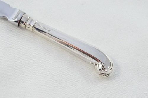 Sheffield Sterling Silver Handled Letter Opener Octagonal Pistol Pattern 1903 - Picture 3 of 6