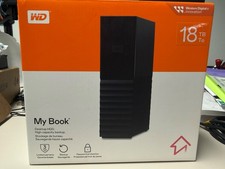 WD My Book 18TB External HDD USB 3.0 External Hard Drive HDD  PN:WDBBGB0180HBK