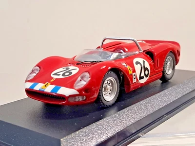 FERRARI 330 P2 N°26 SEBRING 1966 RODRIGUEZ - ANDRETTI 1/43 BEST MODEL 9080 - Photo 1/4