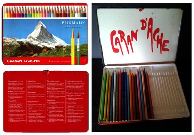 Vintage: alte BLEISTIFTDOSE CARAN D ACHE 999/30 PRISMALO Aquarell - 60 
