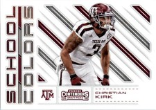 2018 Panini Contenders Draft Picks School Colors #9 Christian Kirk - FB