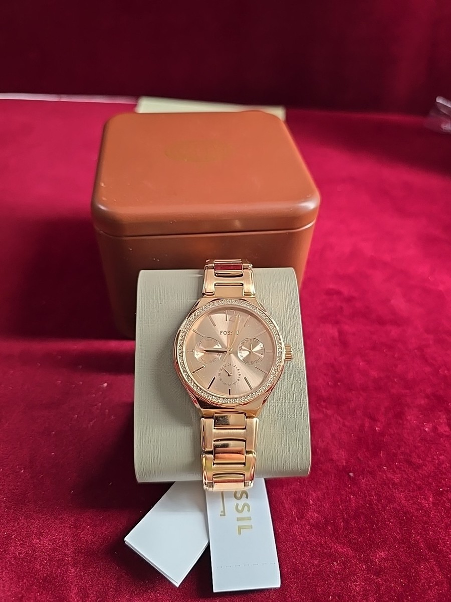 Womens Watches Fossil Cecile Watch Am4483 Rose Gold Discounted
