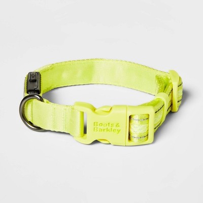 LED Rechargeable Dog Collar - XL - Vibrant Lime Green - Boots & Barkley 