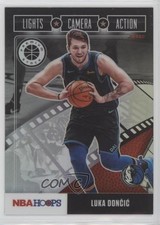 2019-20 Panini NBA Hoops Premium Stock Lights Camera Action Holo Luka Doncic oh4