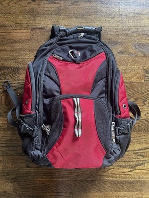 Swiss Gear 1900 Scansmart TSA 17-Inch Laptop Backpack, Black/Red