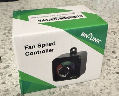 BN-LINK Fan Speed Controller Variable 3Speed Controller Wireless for Ventilation