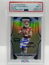 2017 Panini Prizm - Rookies Patrick Mahomes II #269 Silver Prizm (RC) “Showtime”