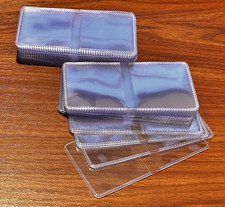 Lot of 50 Guardhouse 2 x 2 Standard Double Pocket Round Corner uPVC Coin Flips