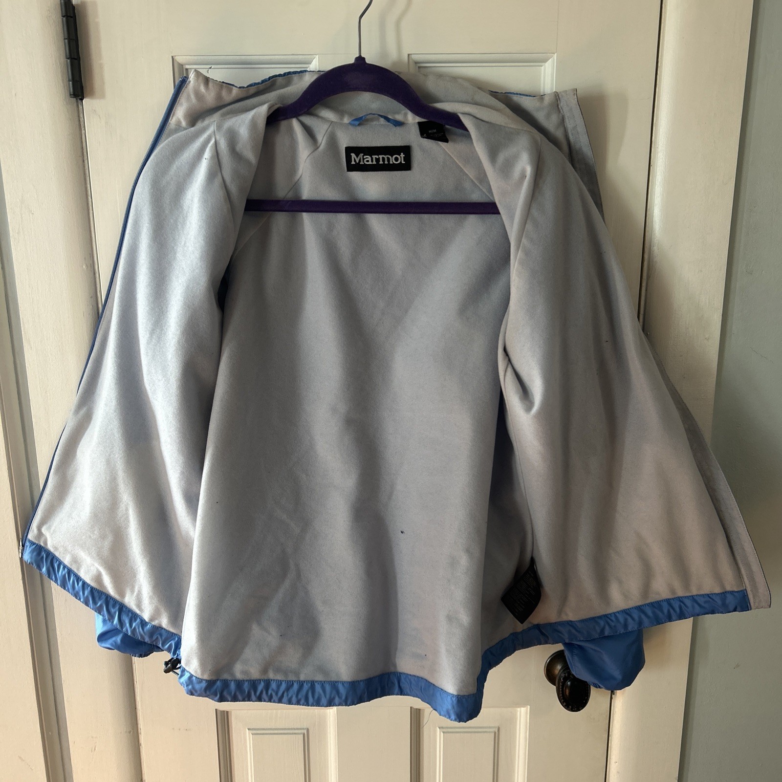 Marmot Full Zip Jacket Lined Softshell Windbreake… - image 3