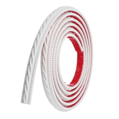 9.8Ft x 0.79'' Peel and Stick Molding Trim for Walls, White