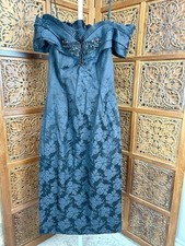 Gunne Sax Jessica McClintock Vtg 80s Dress Size 13/14 Beaded Lace Coquette
