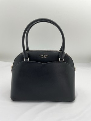 Kate Spade Payton Medium Dome Satchel Black NEW